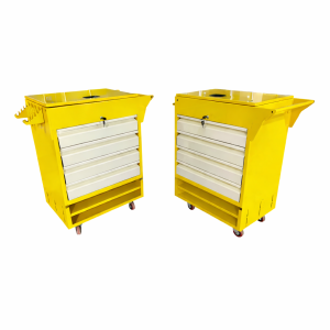 Industrial Material Handling Trolley (CNC Tool Holding Type)